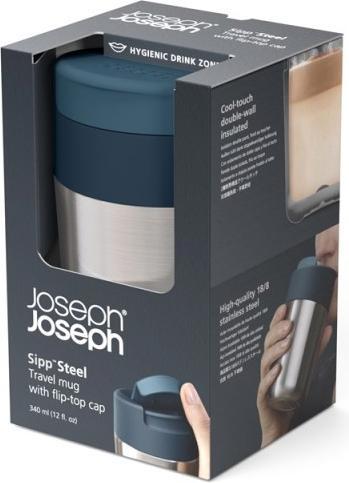 Actual product image Joseph Joseph Sipp Travel Mug 340ml, stainless steel (0.34 l)