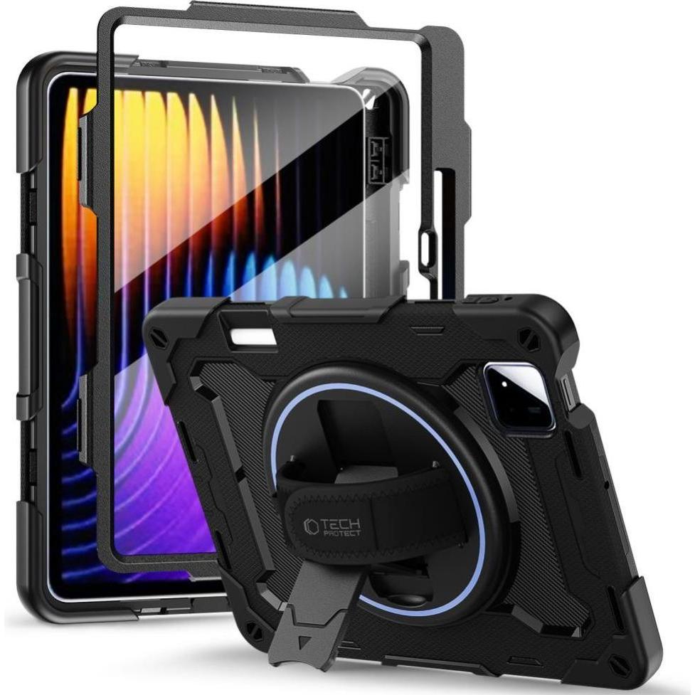 Tech-Protect SOLID XIAOMI PAD 7 / 7 PRO / 8 / 8 PRO 11.2 BLACK (Pad Xiaomi, Xiaomi Pad 7, Xiaomi Pad 7 Pro, Xiaomi Pad 8, Xiaomi Pad 8 Pro), Cover tab