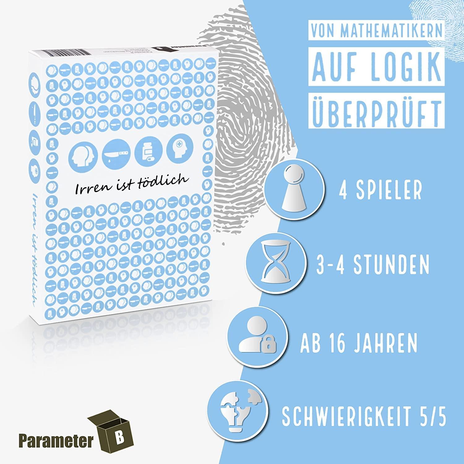 Parameter B Irren ist tödlich - Krimidinner (Deutsch) (PARPB006)