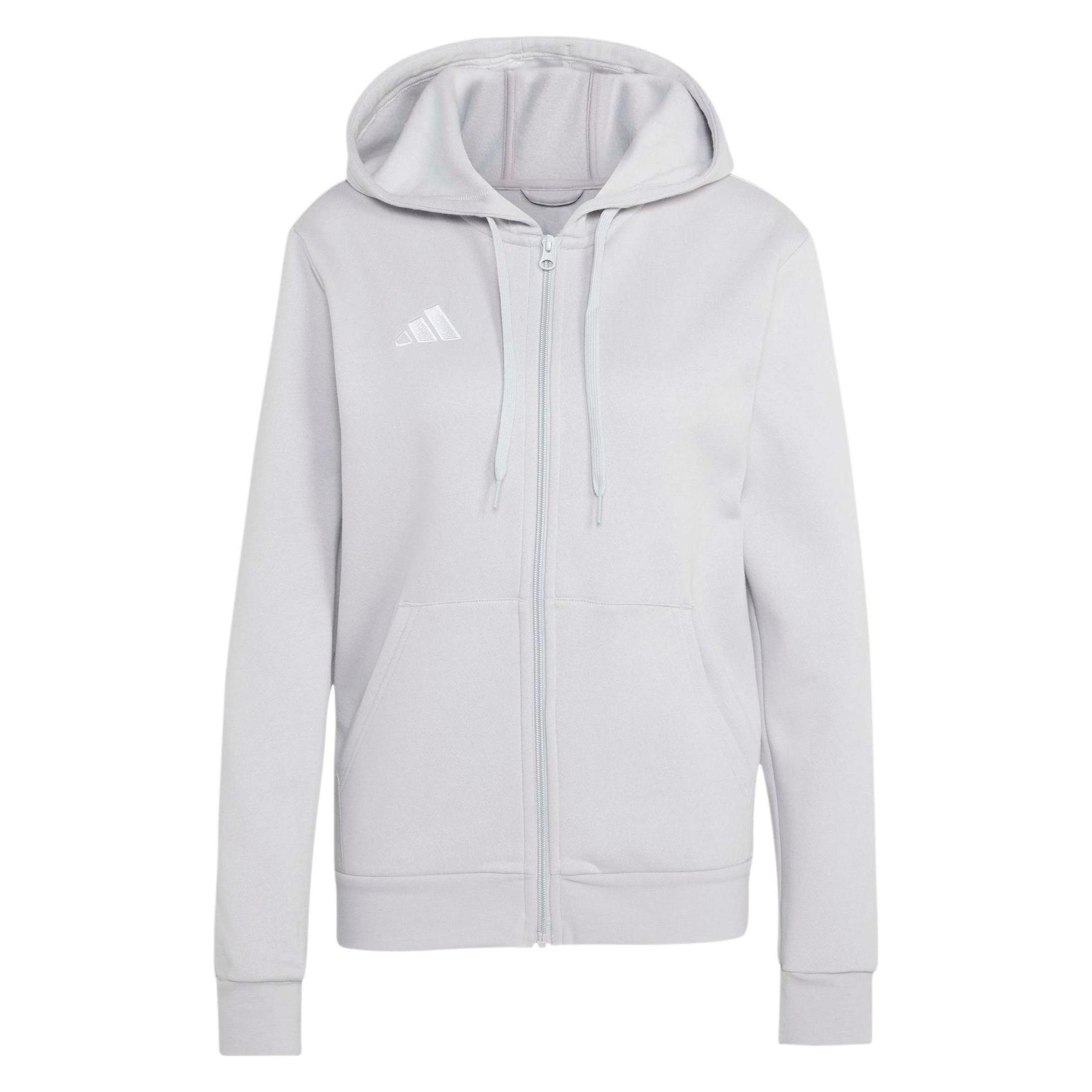 Adidas, Damen, Pullover, Ent26 Fz Hood W - Tmlggr/white, Silber, Grau, (Xs)