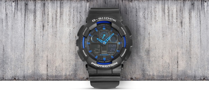 Image du produit G-Shock Ga-100-1a2er (Montre numérique, 55 mm)