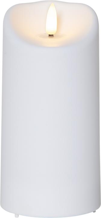 Star Trading LED Zuilkaars Vlam 7,5 cm x 15 cm, Wit (1 x)