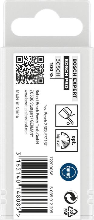 Produktbild Bosch Professional Zubehör PRO Metal HSS-G Spiralbohrer mit Doppelklinge, 4 x 14 x 55 mm (4 mm)