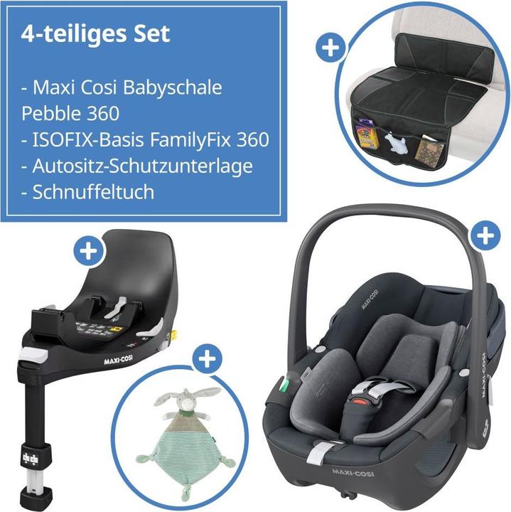 Immagine prodotto Maxi-Cosi Babyschalen Babyschale Pebble 360 i-Size drehbar ab Geburt (Seggiolino, ECE R129/i-Size Standard)