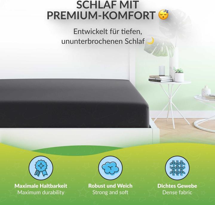 Image du produit Etérea Drap-housse en jersey microfibre (100 x 200 cm, 90 x 200 cm)