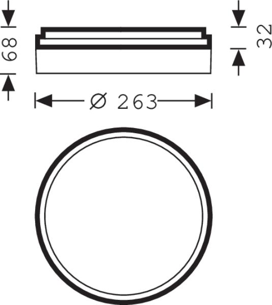 Image du produit Trilux Applique murale / plafonnier à LED TRIL (950 lm)