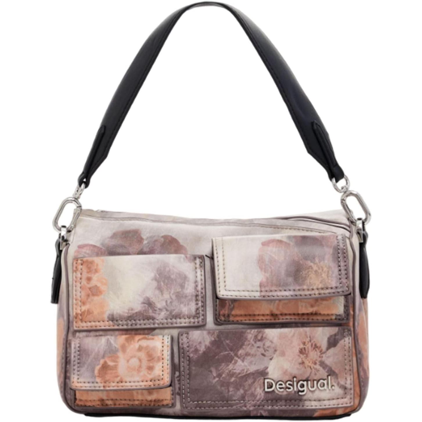 Desigual, Damen, Handtasche, Pocket Blossom Phuket Mini Hand Bag, Mehrfarbig