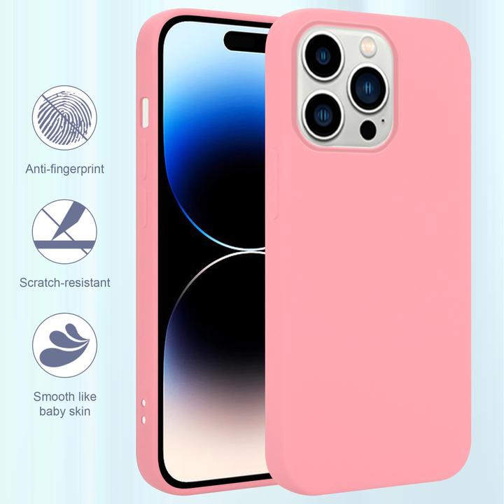 Produktbild Cadorabo Hülle für Apple iPhone 14 PRO im TPU Liquid Silicone Case Style (Apple iPhone 14 Pro)