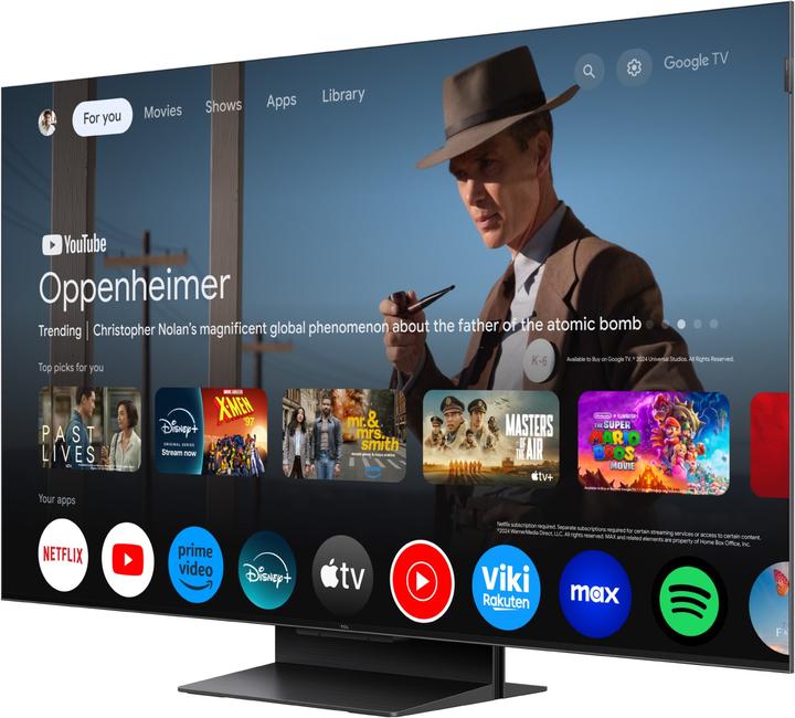 Produktbild TCL 50C79K (50", Mini-LED, 4K, 2025)