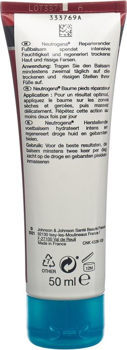 Actual product image Neutrogena intent repair (Foot cream & foot gel, 50 ml)