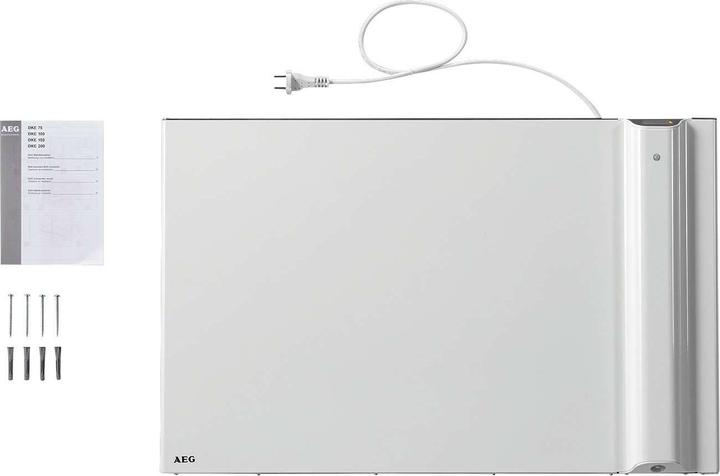 Produktbild AEG Haustechnik DKE 75, 750 W Duo Wandkonvektor für ca. 9 m², mit Stecker (750 W)