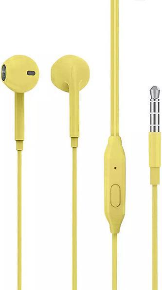 Image du produit Denmen Universal Jack 3,5 Zoll Gelbe In-Ear-Kopfhörer Dr01 (Filaire)
