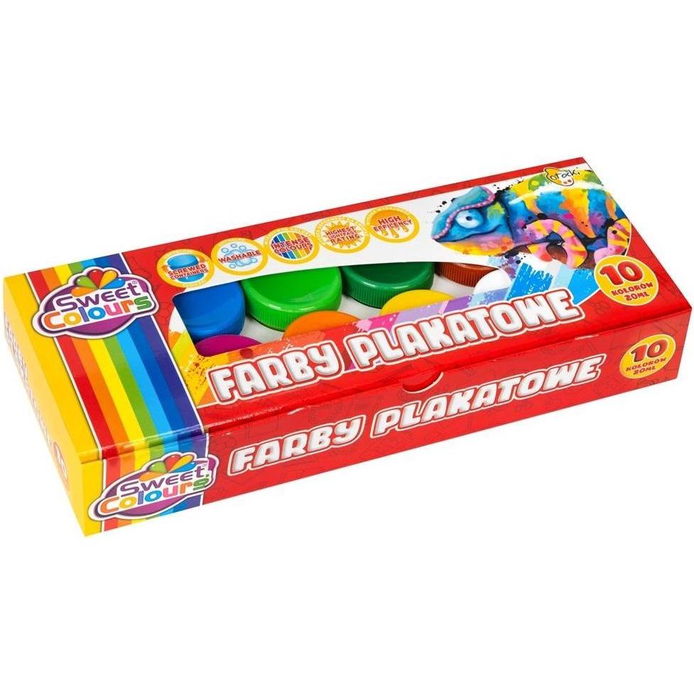 Sweet Colours Posterfarben 10 Farben 20ml (20 ml) (47590981)