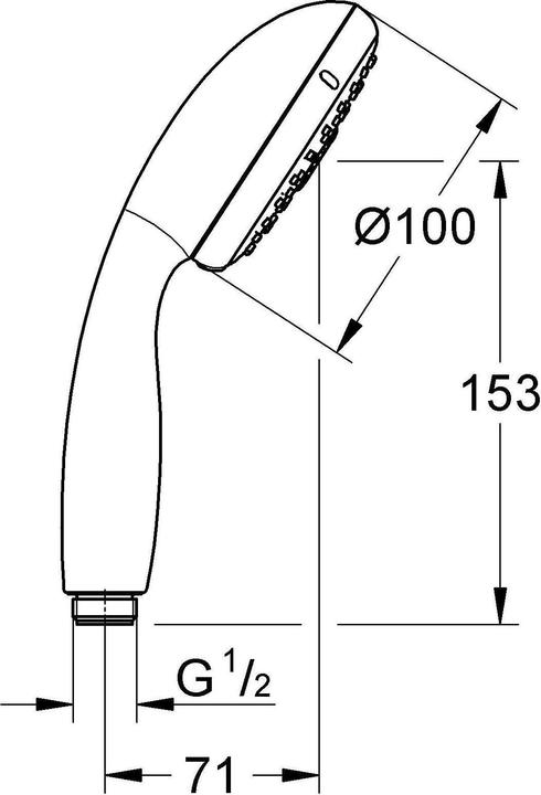Produktbild Grohe Tempesta 100 (3 Strahlarten, 12 l/min)