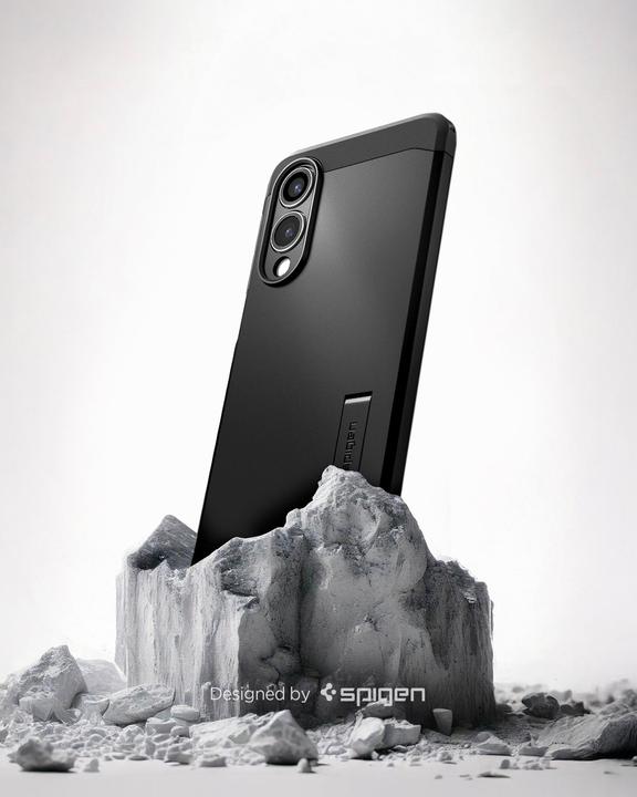 Produktbild Spigen - Tough Armor MagSafe - Samsung Galaxy S25 Edge - Black (Samsung Galaxy S25 Edge)