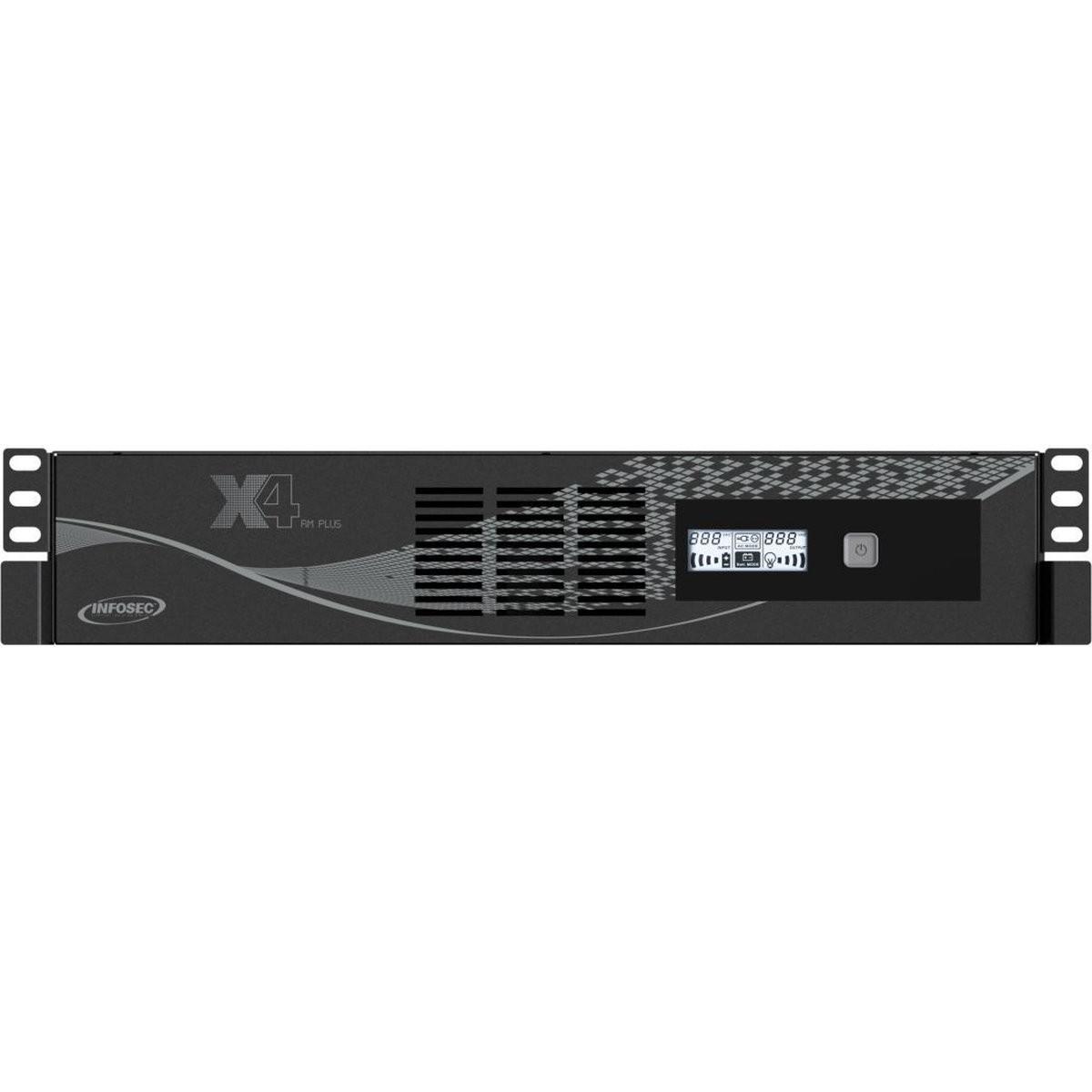 Infosec ups X4 rm plus 600VA (600 VA, 360 W, Line-Interaktiv USV) (66061)