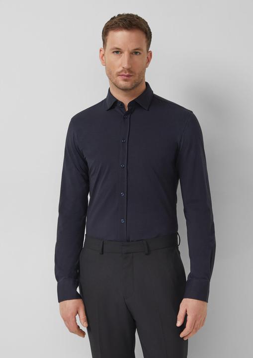 Immagine prodotto s.Oliver Hemd Tailored Fit: Elegantes Langarmhemd aus Edeljersey (44)
