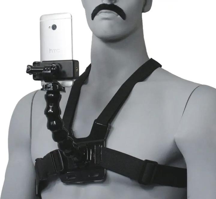 Image du produit PhoneLook Harnais de poitrine universel (GoPro Hero 8, GoPro Hero 10, GoPro Hero 11, GoPro Hero 9, DJI Osmo Action, Osmo Action 3)