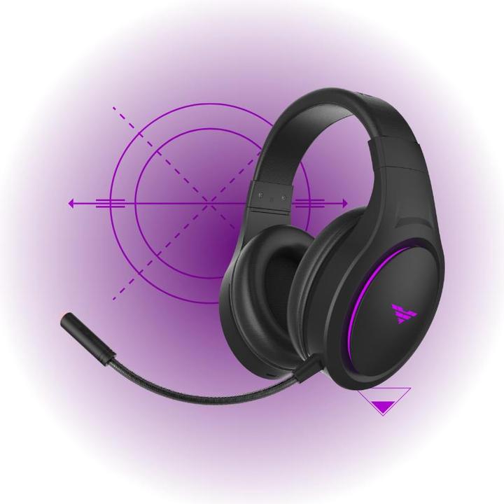 Actual product image Preyon Hurricane Fly Headphones Black (PHF40B) (Cable, Wireless)