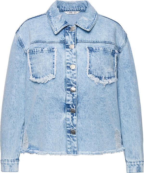 Produktbild Angel of Style Jeansjacke, oversized, destroyed, Rückendruck (50)