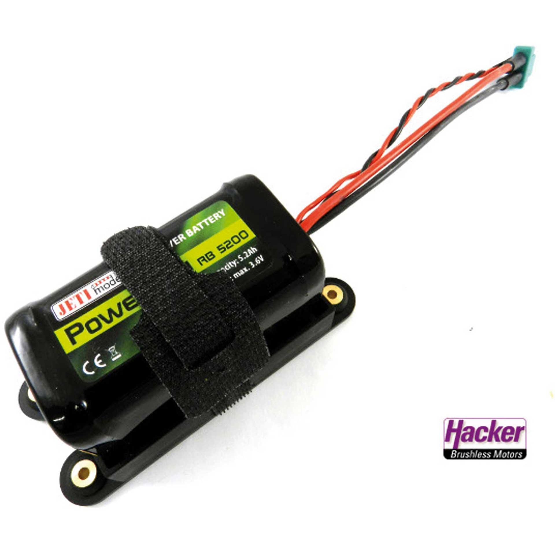 Jeti LiPo Pack model Empfängerakku Power Ion 5200 2S2P (7.40 V, 5200 mAh)