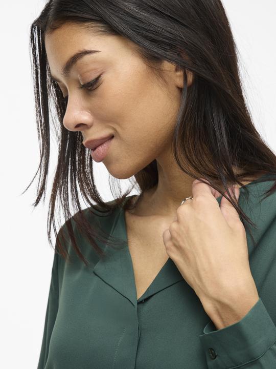 Produktbild Vila High Low geteilter Kragen Hemd (L)