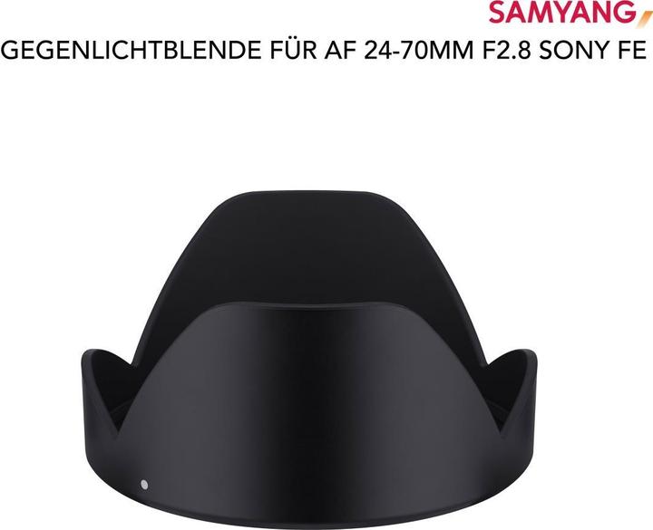 Actual product image Samyang Lens hood for AF 24-70mm F2.8 Sony FE