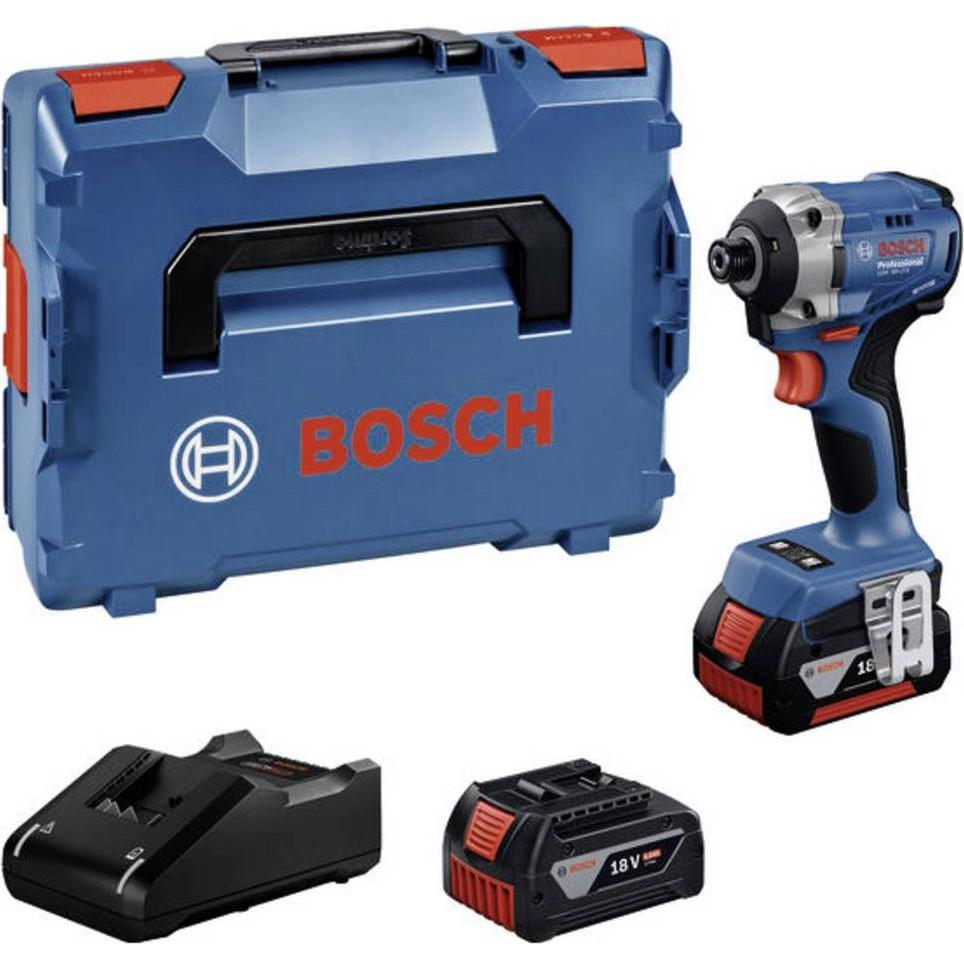 Bosch Professional, Bohrmaschine + Akkuschrauber, Bosch Drehschlagschrauber GDR 18V-215 2x4,0Ah (Akkubetrieb)