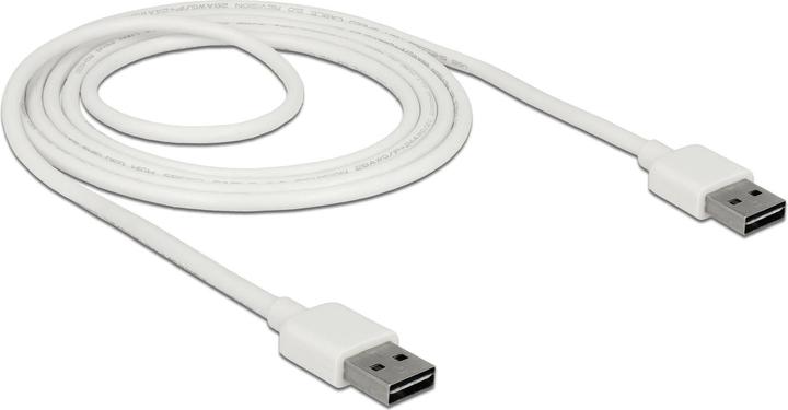 Immagine prodotto Delock Cavo USB2.0 Easy A-A: 2m, bianco (2 m, USB 2.0)