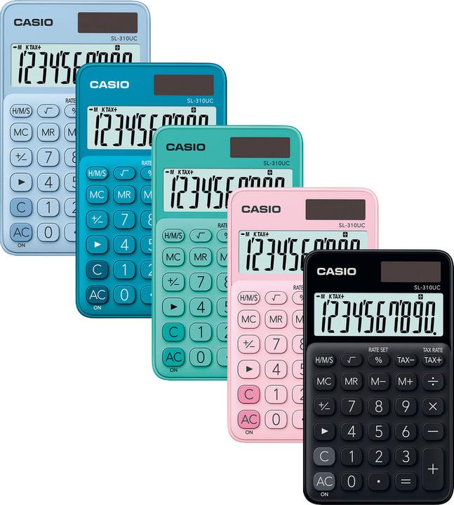 Actual product image Casio Sl-310uc (Solar cells, Batteries)