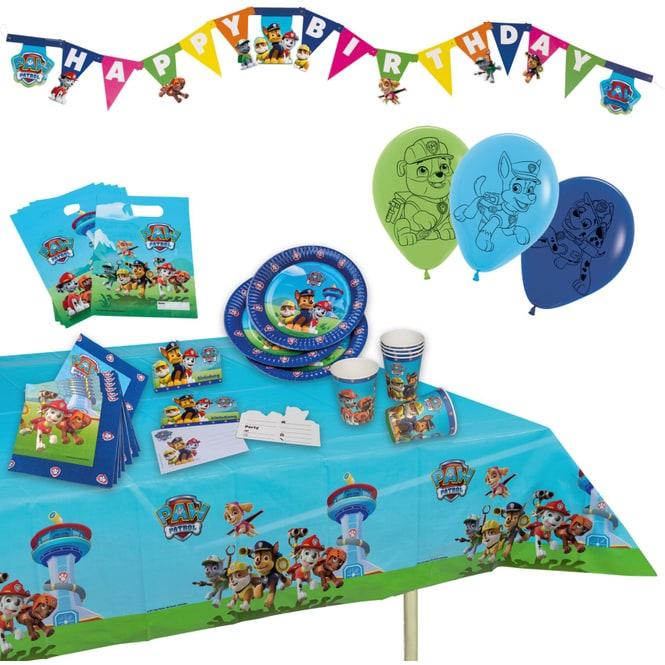 Actual product image Tib Party-Set Paw Patrol Boys