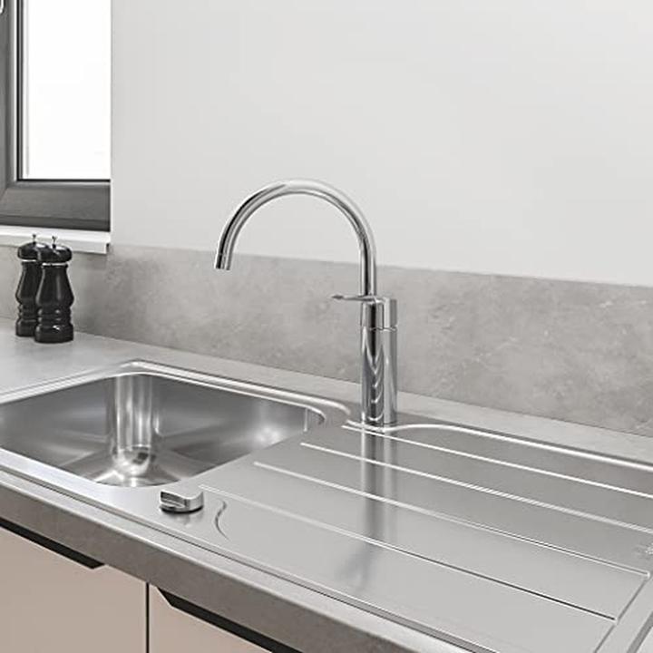 Produktbild Grohe Start QuickFix Küchenarmatur, hoher Auslauf, schwenkbar, chrom