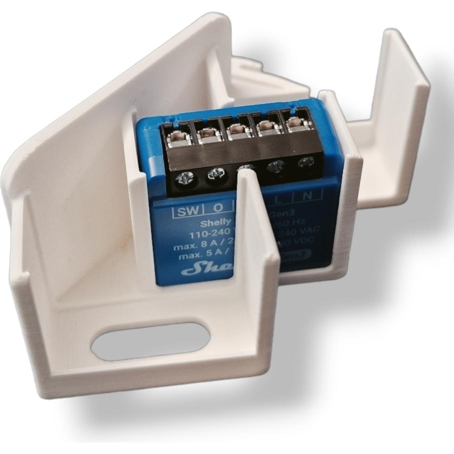 Light Solutions, Zubehör Beleuchtung, DIN-Schienenadapter für Shelly Mini - Für 3 Geräte
