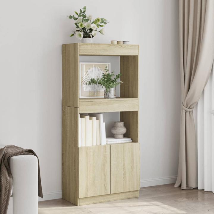 Image du produit vidaXL Highboard (63 x 33 x 140 cm)