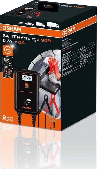 Actual product image Osram 908 OEBCS908 (12V, 24V, 8 A)