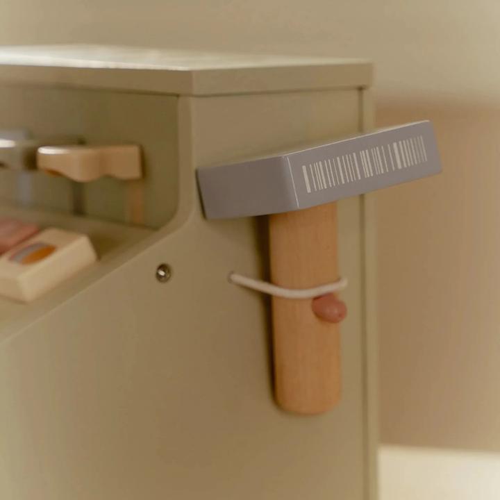 Produktbild Little Dutch Spielkasse aus Holz mit Scanner und Kartenlesegerät