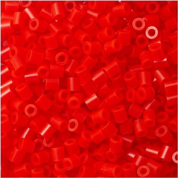 Actual product image Hama Perlen Hama pearl red neon ironing service (035)