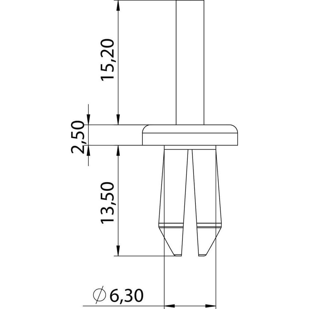 Thumbnail - OBO Bettermann, Möbelausstattung, Spreizniet (100 Stk.)