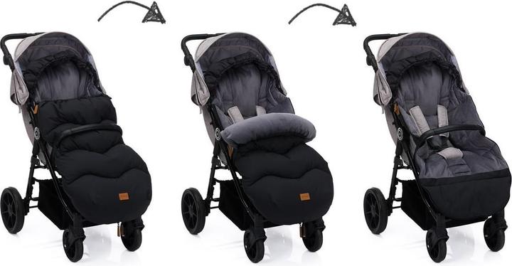 Actual product image Fillikid Winterfusssack Ogre schwarz