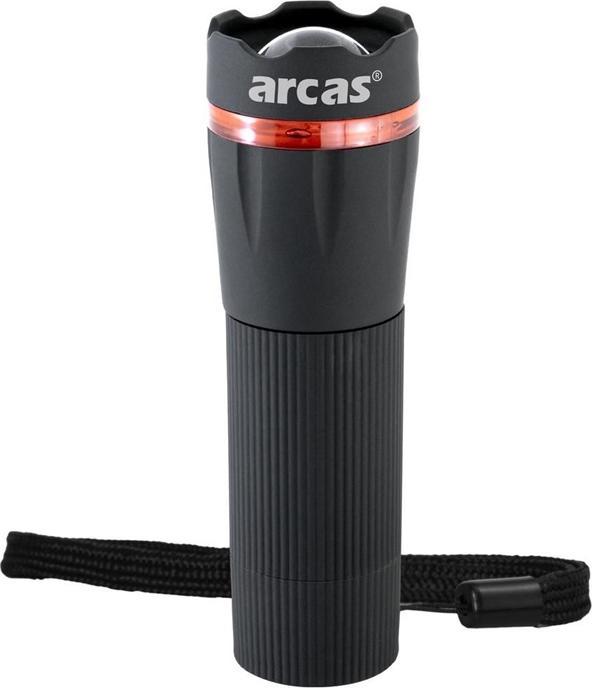 Image du produit Arcas ARC-1 Watt Zoom LED plastic torch / 1 x High Power LED, 60 lumen (3.25 cm, 60 lm)