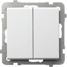 Ospel ŁP-10R/m/00, Taster + Schalter, Weiss