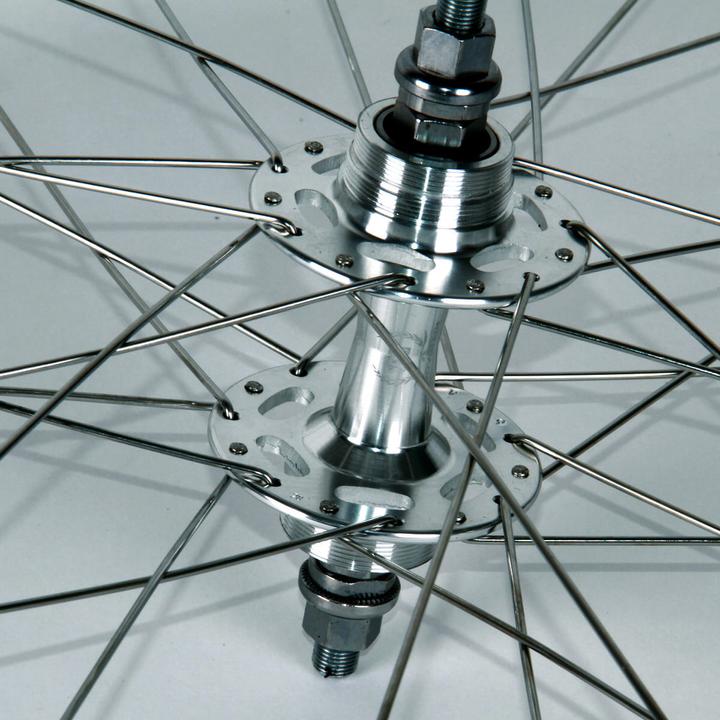 Produktbild Novatec Singlespeed/Fixed Laufradsatz - silber poliert (28")