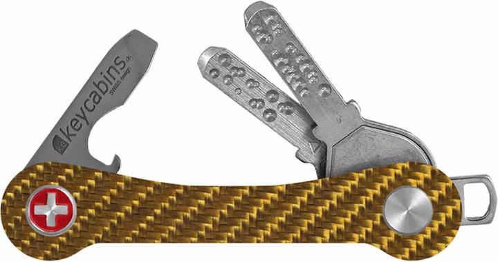 Produktbild Keycabins Schlüsselorganisator KCCS1.2 Carbon S1 gold