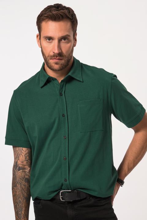 Image du produit JP1880 Chemise en jersey, manches courtes, imprimé dans le dos et col Kent - jusqu'à 8 XL (XXL)