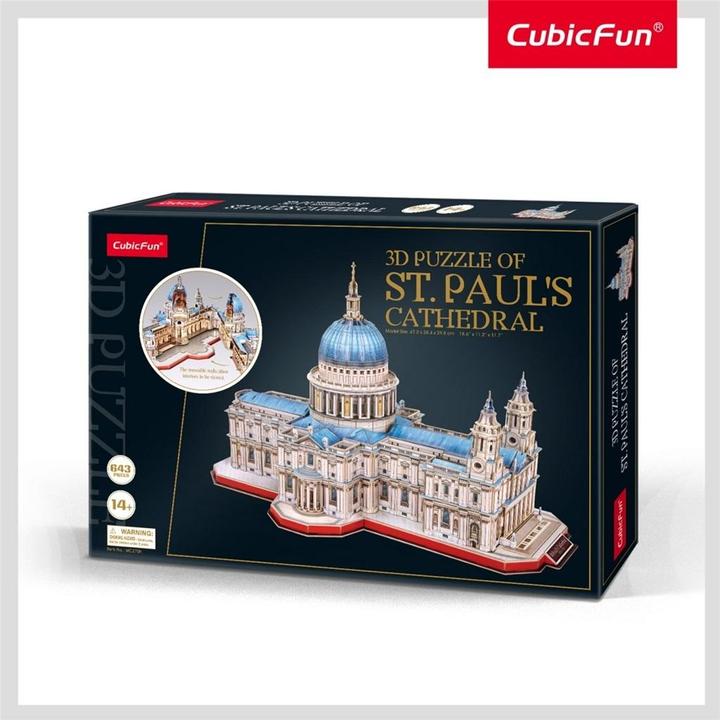 Produktbild Cubicfun CUBIC FUN 3D puzzle "St. Paul's Cathedral" (643 Teile)