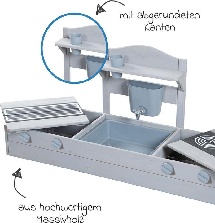 Image du produit Roba 2 in 1 Balkonsandkasten mit Matschküche