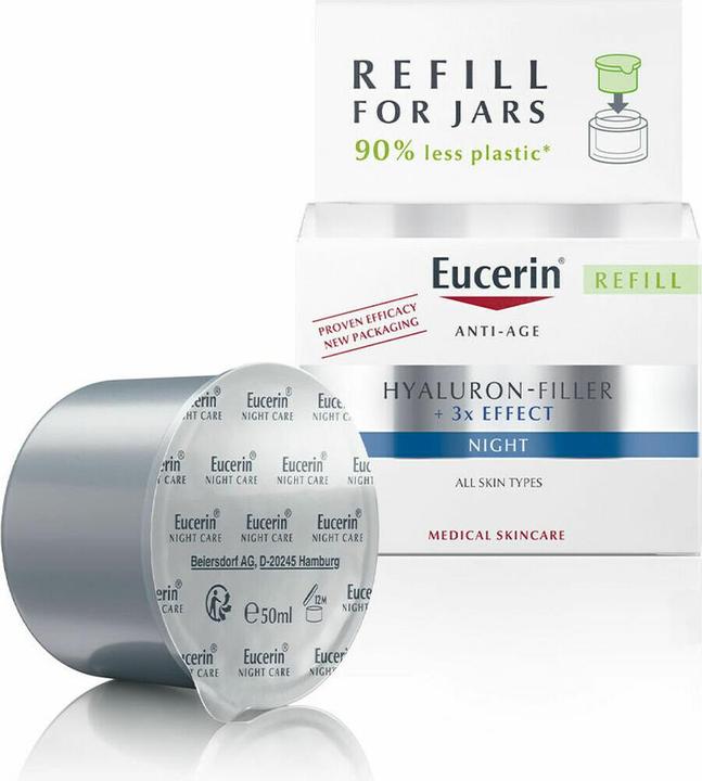Eucerin Hyaluron Filler Night Refill Face Cream 50ml (Körpercreme, 50 ml)