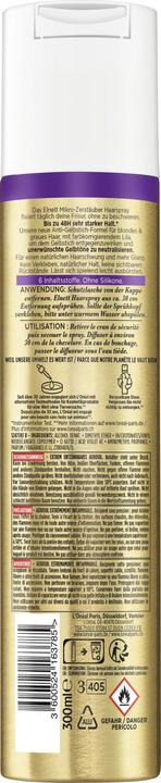 Valori nutrizionali e ingredienti L'Oréal Paris Elnett Lacca per capelli viola 300 ml (300 ml)