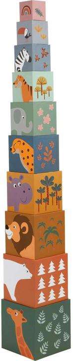 Actual product image small foot Stacking cube safari