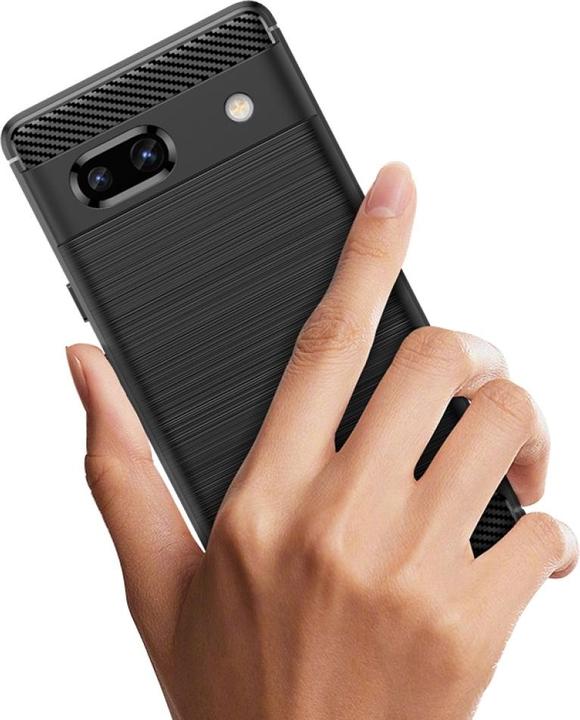 Produktbild Screenguard Carbon Brushed Soft TPU Case (Google Pixel 7a)